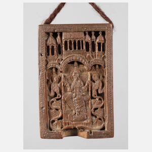 Geschnitztes Pilgerandenken