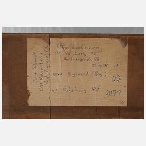 Übergroße geschnitzte Wandplatte