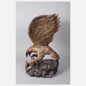 Große figürliche Schnitzerei