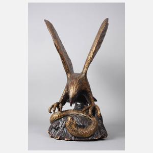 Große figürliche Schnitzerei