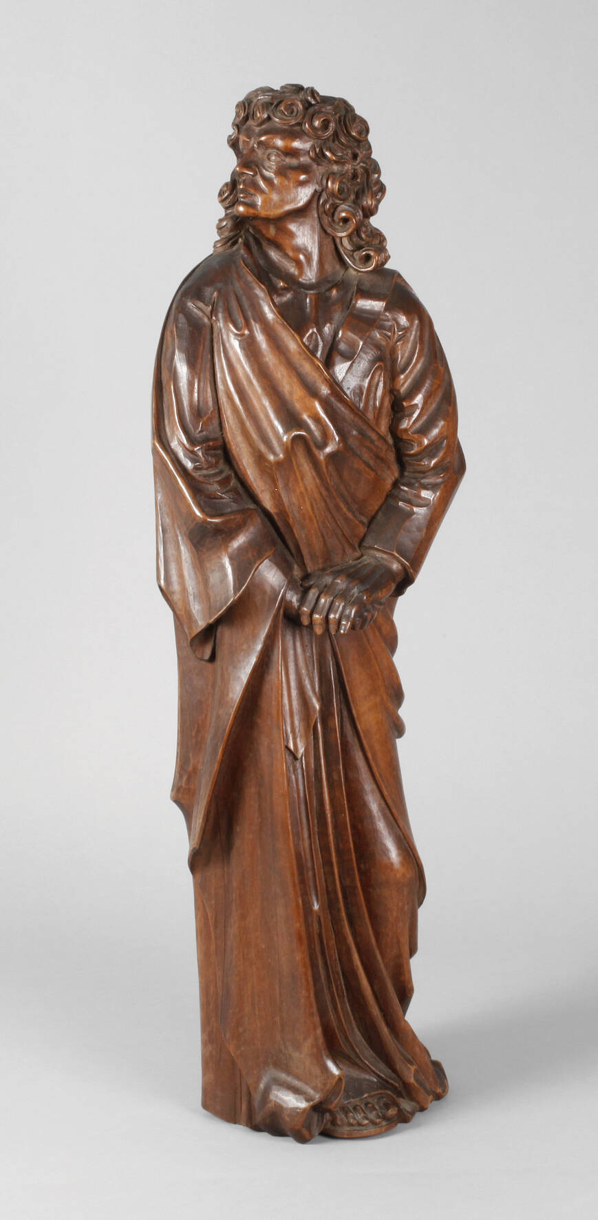 Geschnitzte Heiligenfigur