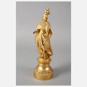 Geschnitzte Heiligenfigur