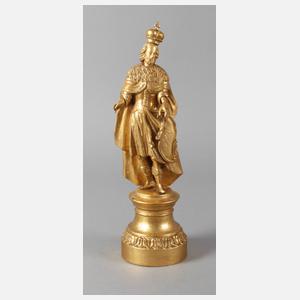 Geschnitzte Heiligenfigur