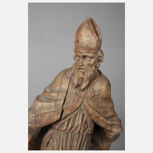 Geschnitzte Heiligenfigur