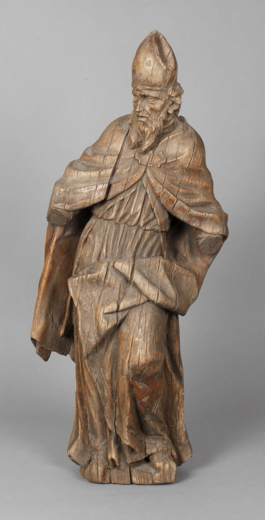 Geschnitzte Heiligenfigur