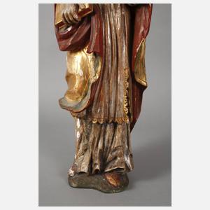 Geschnitzte Heiligenplastik