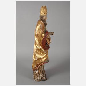 Geschnitzte Heiligenplastik