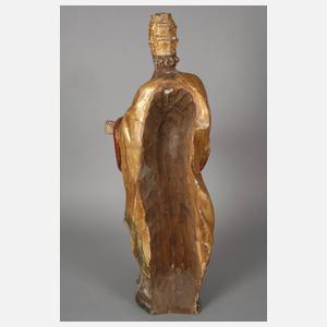 Geschnitzte Heiligenplastik