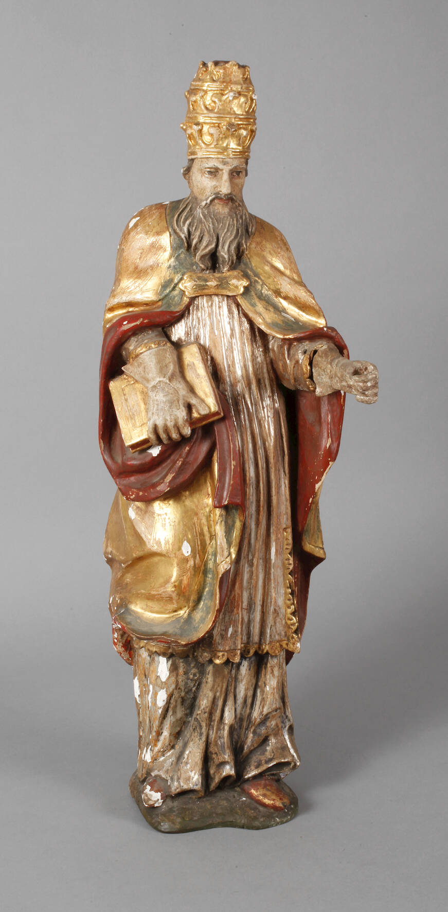 Geschnitzte Heiligenplastik