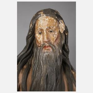 Geschnitzte Heiligenfigur