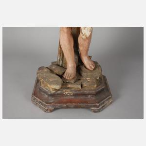 Geschnitzte Heiligenfigur