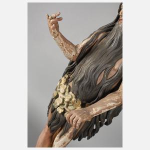 Geschnitzte Heiligenfigur
