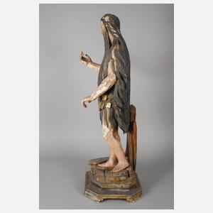 Geschnitzte Heiligenfigur