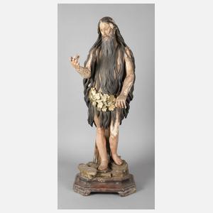 Geschnitzte Heiligenfigur