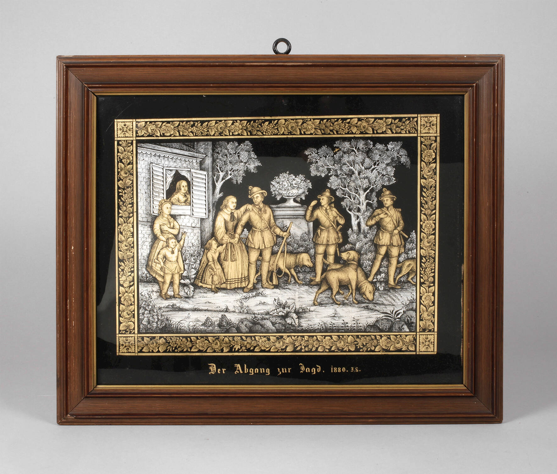 Hinterglasmalerei Historismus