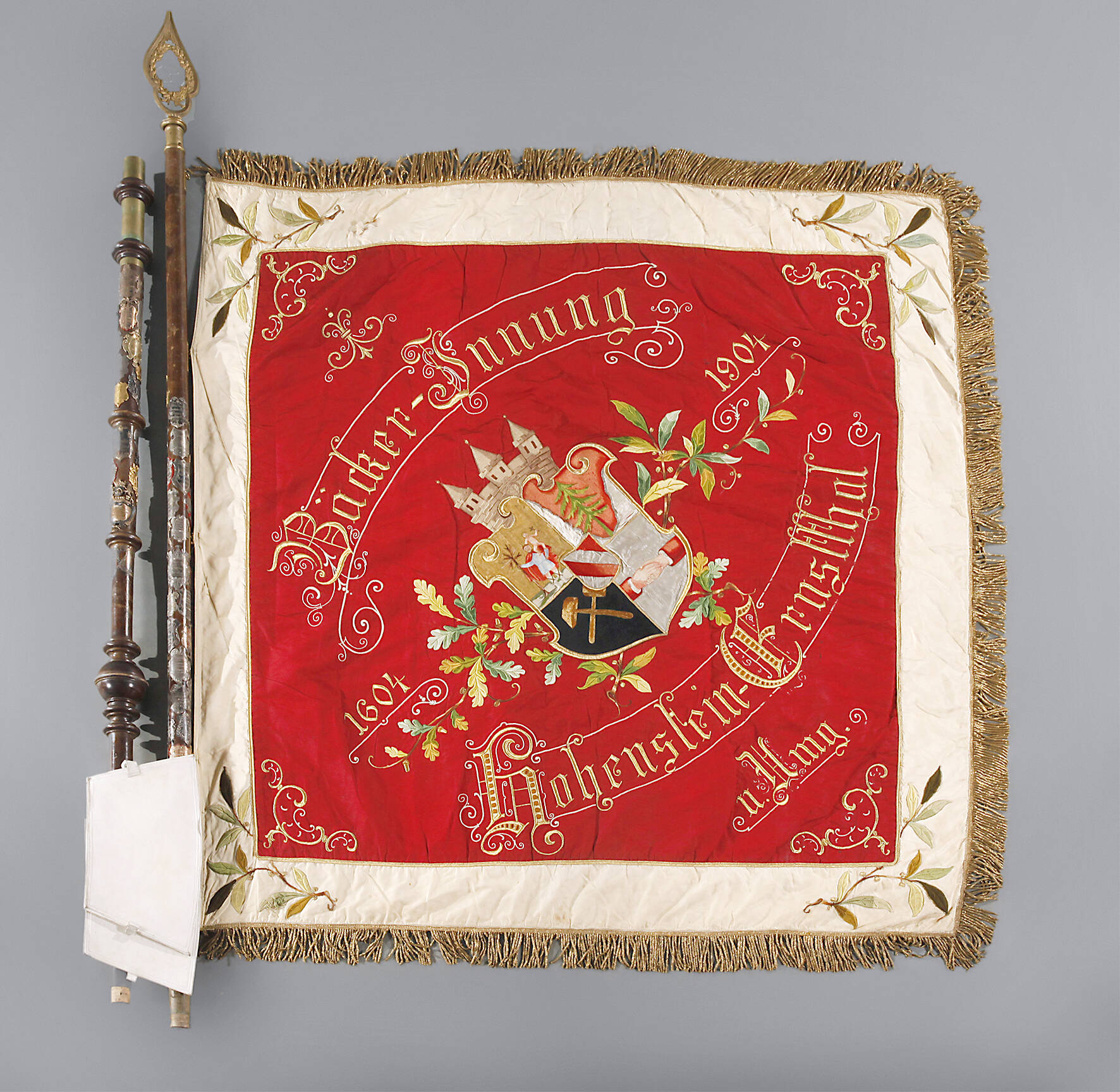 Fahne 300-Jahrfeier Bäckerinnung