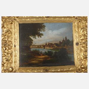 Sechs Lackmalereien Stobwasser, attr.