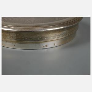 Silberdose mit Miniaturmalerei