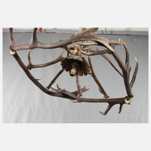 Großer Geweihleuchter