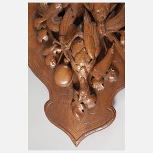 Zwei jagdliche Wandplatten