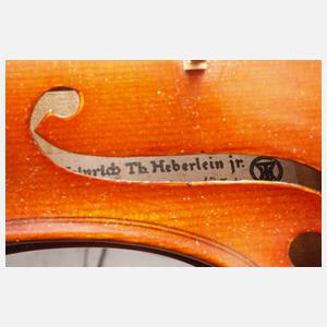Meistervioline H. Th. Heberlein jr. im Etui