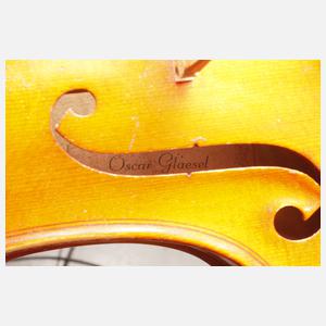 Meistervioline Dynastie Oscar Gläsel im Etui