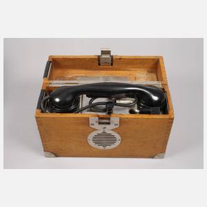 Vier Feldtelefone