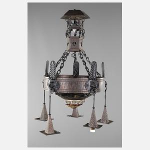 Deckenlüster Schmiedeeisen