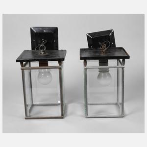 Paar Deckenampeln Jugendstil