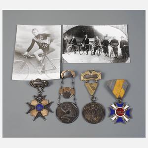 Konvolut Plaketten Radsport