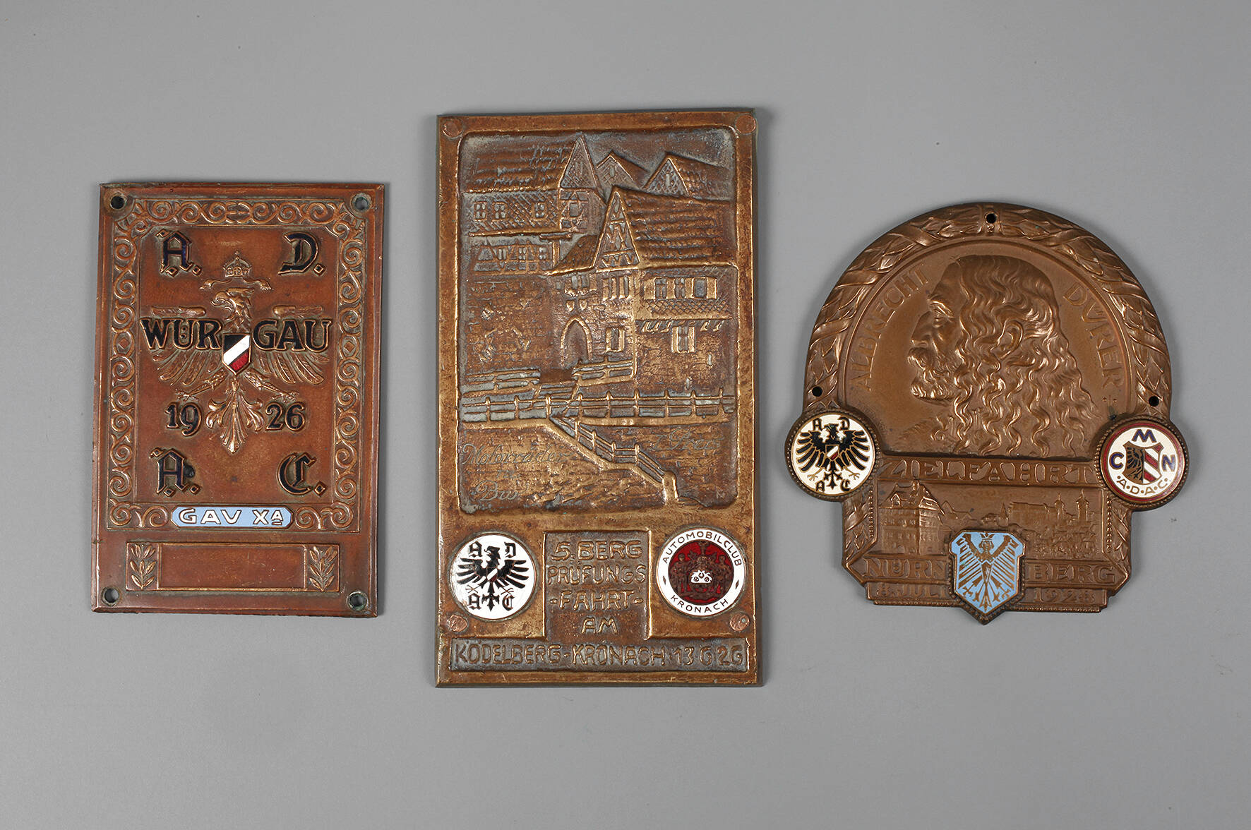 Konvolut ADAC-Plaketten