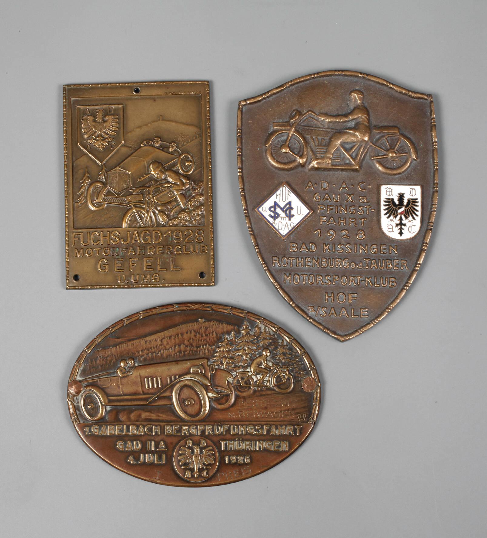 Konvolut ADAC-Plaketten
