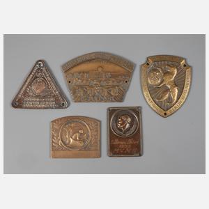 Konvolut ADAC-Plaketten