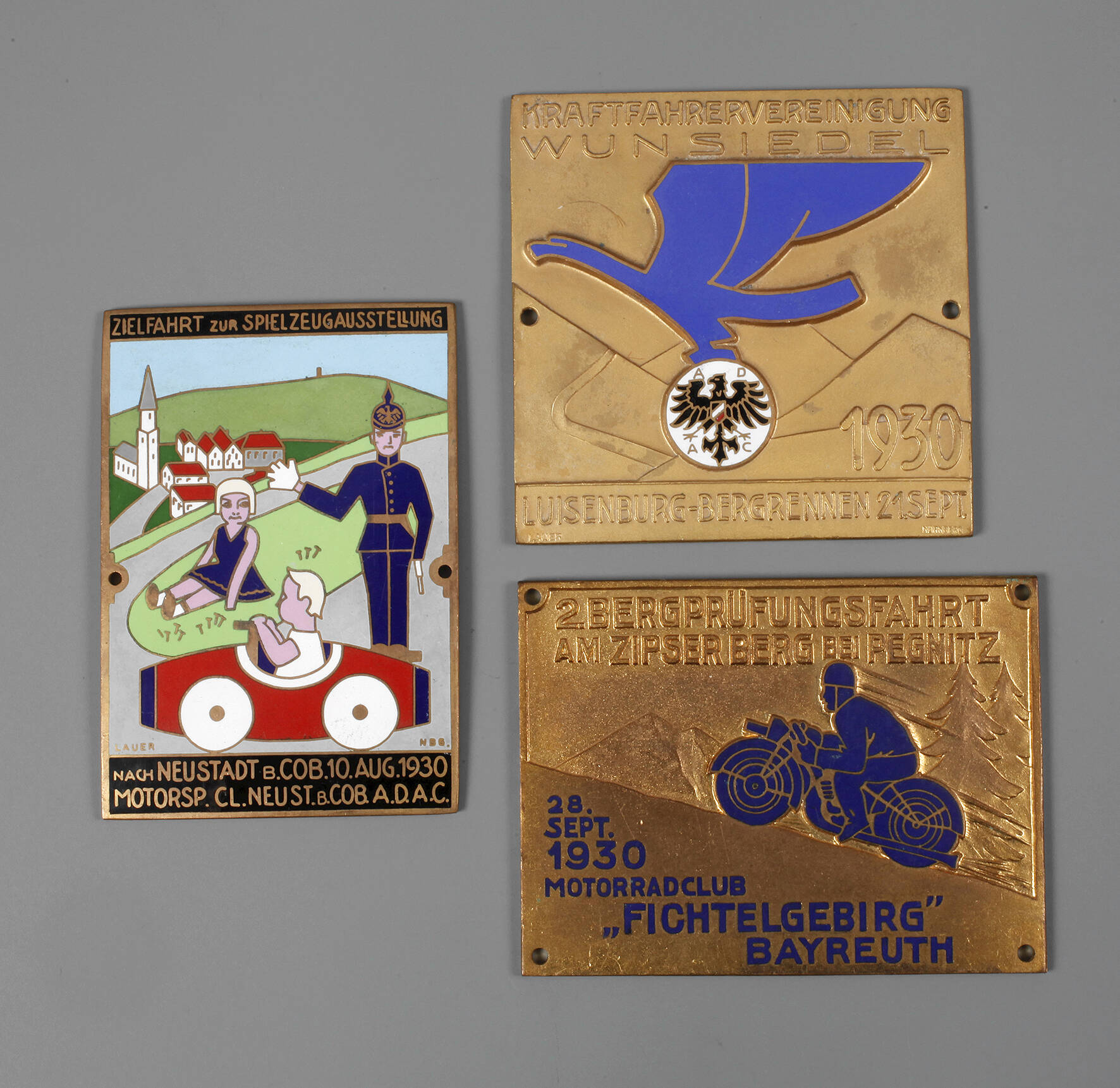 Konvolut ADAC-Plaketten