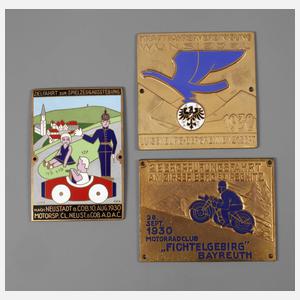 Konvolut ADAC-Plaketten