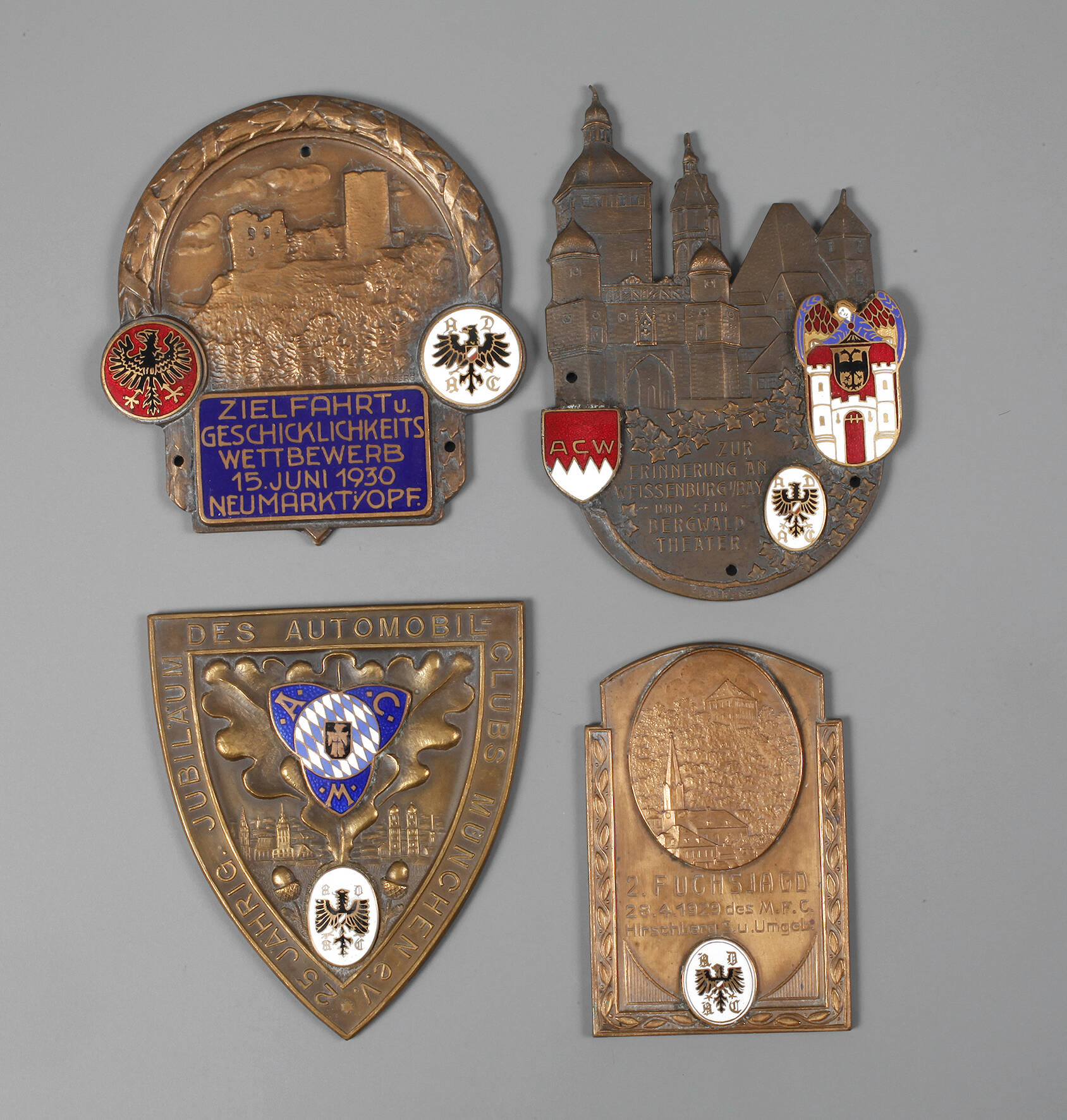 Konvolut ADAC-Plaketten