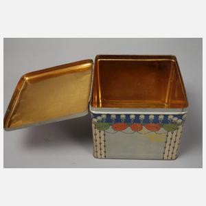 Zwei Blechdosen Jugendstil