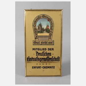 Werbeschild Deutsche Einkaufsgenossenschaft