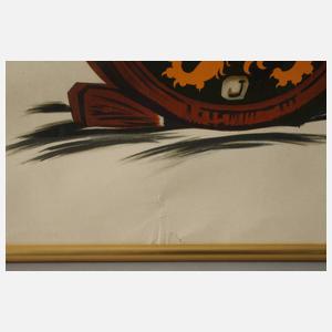 Werbeplakat Löwenbräu