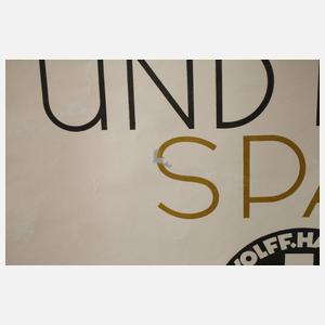 Werbeplakat L. Wolff