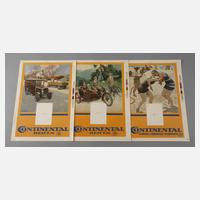 Drei Werbeplakate Continental111