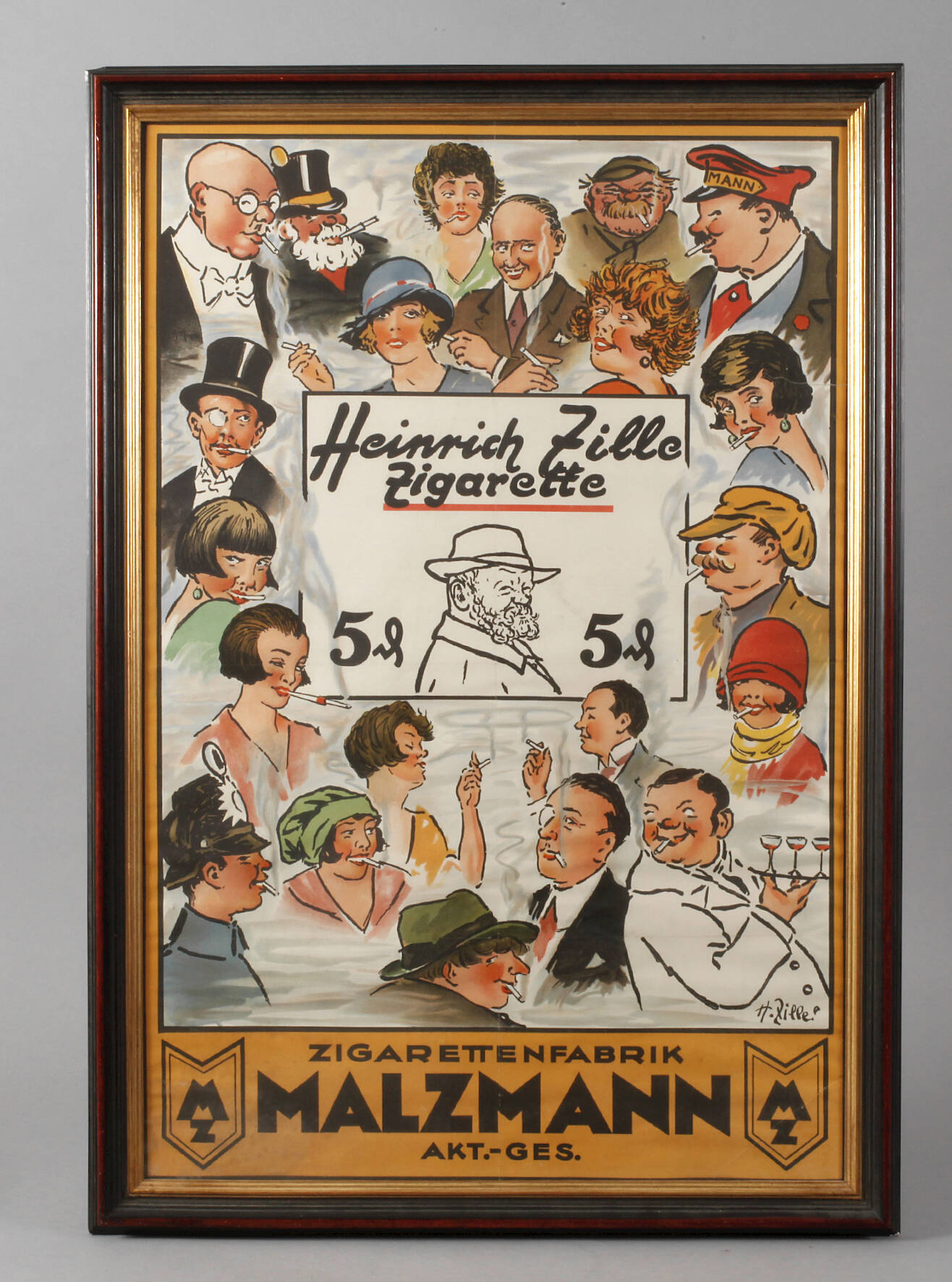 Werbeplakat Malzmann