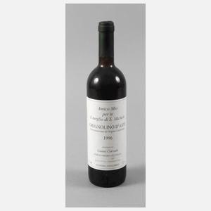 Flasche Rotwein