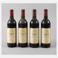 Vier Flaschen Rotwein111