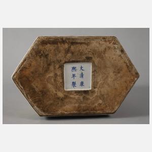 Deckelvase Famille rose