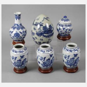 Konvolut Porzellanobjekte