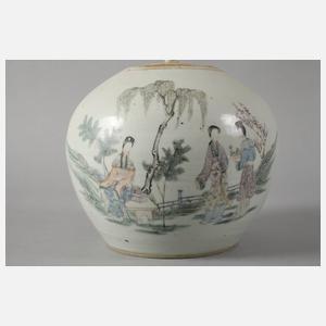 Deckeldose Famille rose