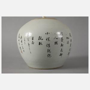 Deckeldose Famille rose