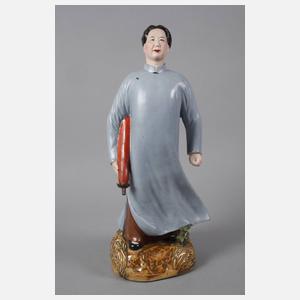 Große Porzellanfigur