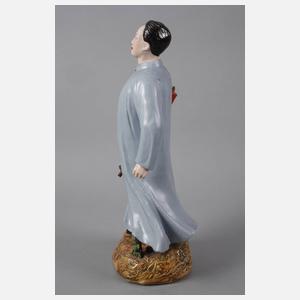 Große Porzellanfigur